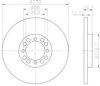 HELLA PAGID 8DD 355 100-861 Brake Disc